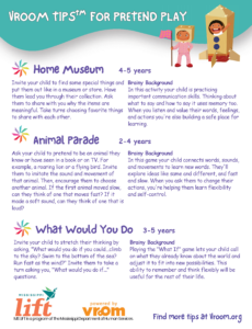 Vroom Tips™ for Pretend Play