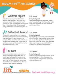 Vroom Tips™ for Science
