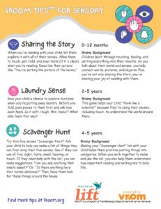 Vroom Tips™ for Sensory
