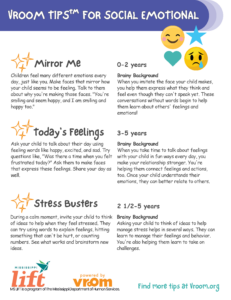 Vroom Tips™ for Social Emotional